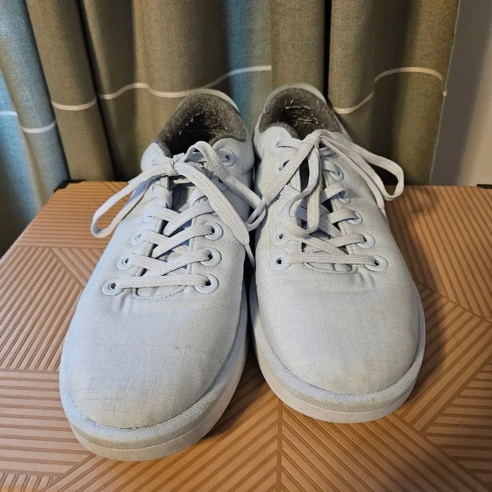 Allbirds Sneakers Wool Piper Woven Blue Hush Clarity Sole Casual Neutral Comfy